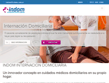 Tablet Screenshot of indom.com.ar